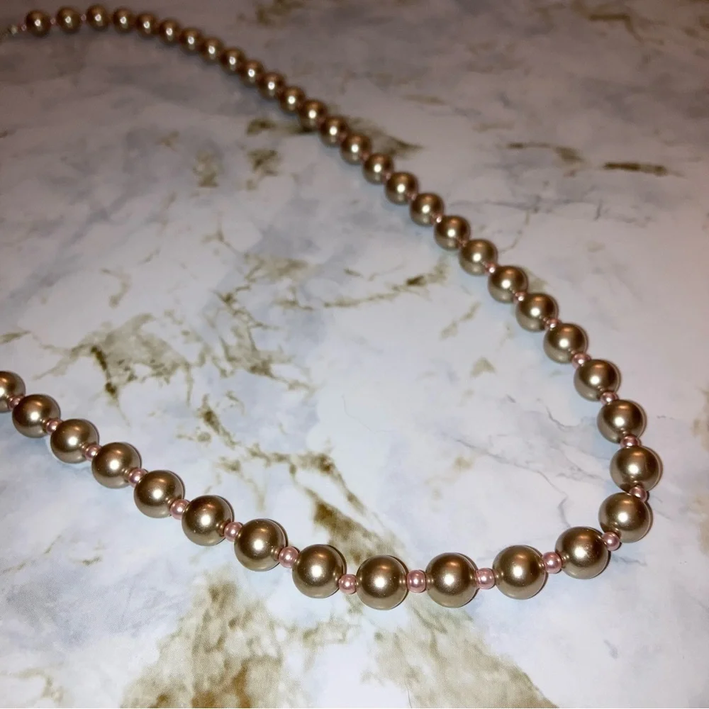 Vintage Pearl Necklace Classic Formal Cocktail Jewelry